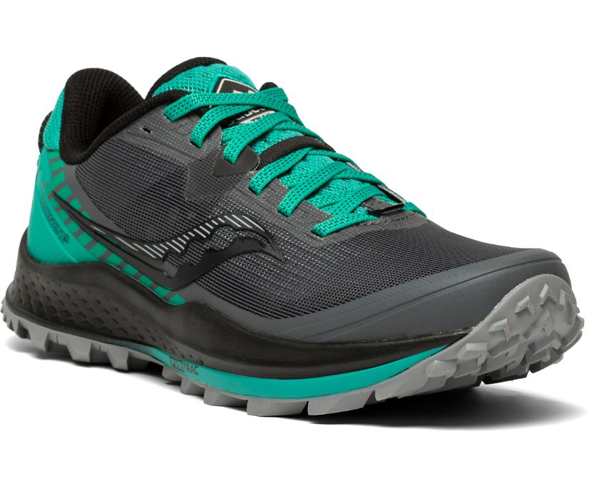 Saucony Peregrine 11 Women's Trail Running Shoes Grey / Light Turquoise | AU 229XYUF